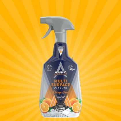 АСТОНИШ ПОЧИСТВАЩ СПРЕЙ ЗА МНОЖЕСТВО ПОВЪРХНОСТИ ПОРТОКАЛ 750 МЛ