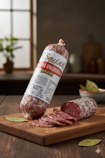  САЛАМ УНГРЕЗЕ БЕЗ ГЛУТЕН ПАРЧЕ 350 ГР