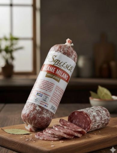 САЛАМ МИЛАНО БЕЗ ГЛУТЕН ПАРЧЕ 350 ГР