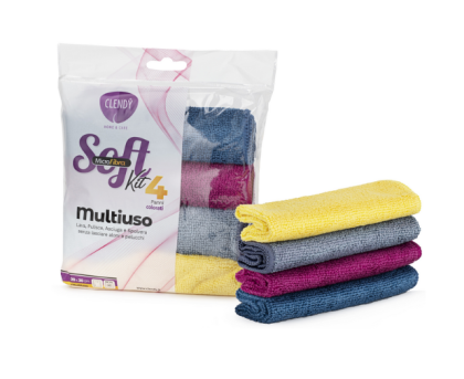 КЛЕНДИ МИКРОФИБЪРНА КЪРПА 4 БР  20 Х 30 СМ