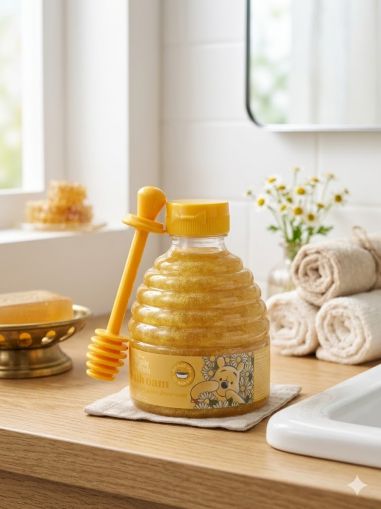 МЕЧО ПУХ ДУШ ГЕЛ И ПЯНА ЗА ВАНА С БЛЕСТЯЩИ ЧАСТИЦИ 500 МЛ