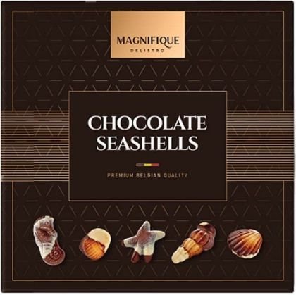 МАГНИФИКУ БЕЛГИЙКИ ШОКОЛАДОВИ БОНБОНИ МОРСКО ДЪНО 195 ГР /ЧЕРНА КУТИЯ/