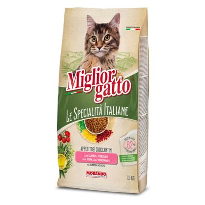 ИТАЛИАНСКА КОТЕШКА ХРАНА МИГЛИОР ГАТО 1500КГ