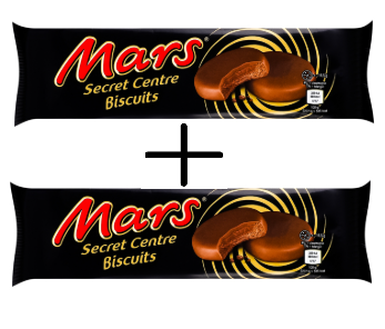 1+1 АНГЛИЙСКИ БИСКВИТИ МАРС 132 ГР