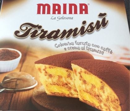 КОЛОМБА МАЙНА С КРЕМ ТИРАМИСУ 750 ГР