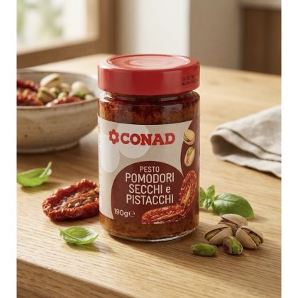 ПЕСТО КОНАД СЪС СУШЕНИ ДОМАТИ И ШАМ ФЪСТЪК 190 ГР