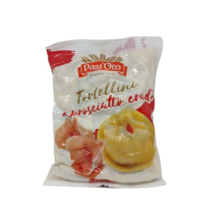 ПАСТ ОРО ТОРТЕЛИНИ С ПРОШУТО КРУДО 500 ГР
