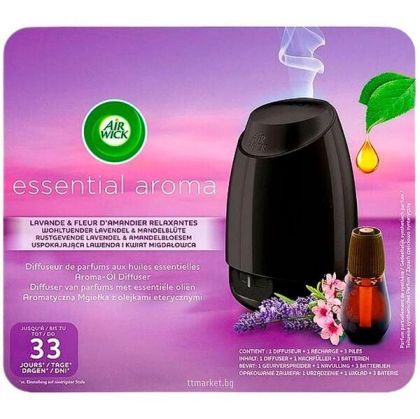 ЕЪР УИК ЕСЕНШЪЛ АРОМА ЛАВАНДУЛА И БАДЕМОВ ЦВЯТ ЕЛ. МАШИНКА + ПЪЛНИТЕЛ 15 МЛ