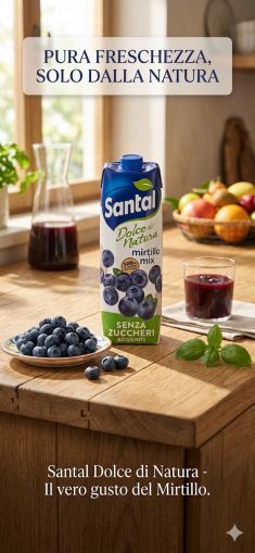 СОК САНТАЛ БОРОВИНКА 1000 МЛ /КУТИЯ/