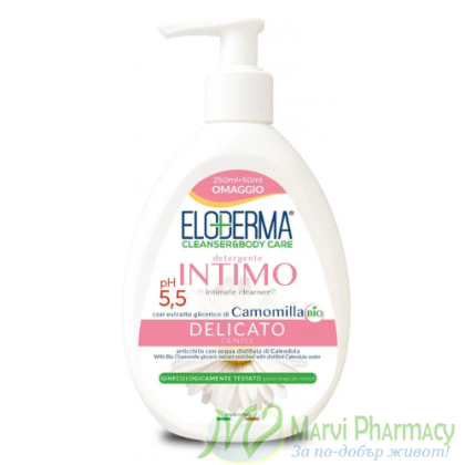 ЕЛОДЕРМА ДЕЛИКАТО ИНТИМЕН ДУШ ГЕЛ 300 МЛ /РОЗОВ/