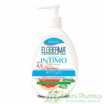 ЕЛОДЕРМА АТИВО ИНТИМЕН ДУШ ГЕЛ 300 МЛ /СИН/