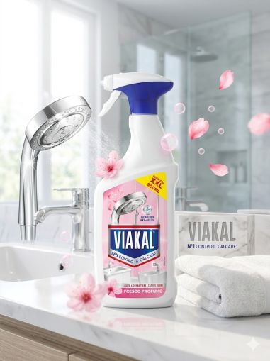 ВИАКАЛ СПРЕЙ ЗА БАНЯ 800 МЛ / РОЗОВ/