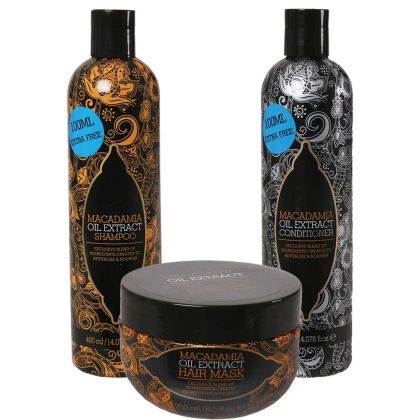 МАКАДАМИЯ ОЙЛ СЕТ ШАМПОАН И МАСКА ЗА КОСА 400 МЛ И 250 МЛ