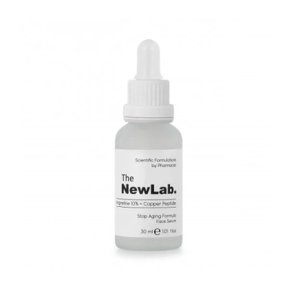 THE NEW LAB СЕРУМ ЗА ЛИЦЕ ПРОТИВ БРЪЧКИ С 10% АРГИРЕЛИН + МЕДЕН ПЕПТИД 30 МЛ / СИВ /