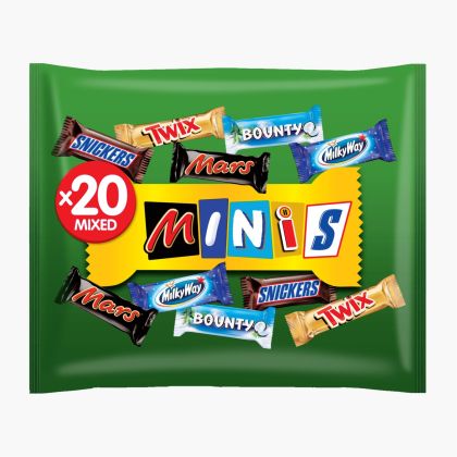 МИНИС МИНИАТЮРИ МИКС ПЛИК 400 ГР  /ЗЕЛЕН ПАКЕТ/