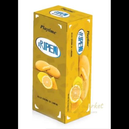 ПЛЕЙ ТАЙМ ИРИПИЕНИ БИСКВИТИ ТУТКИ РИПИЕНИ С ЛИМОНОВ КРЕМ 150 ГР / ЖЪЛТО / 