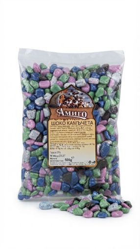 АМИГО ЦВЕТНИ КАМЪЧЕТА 500 ГР