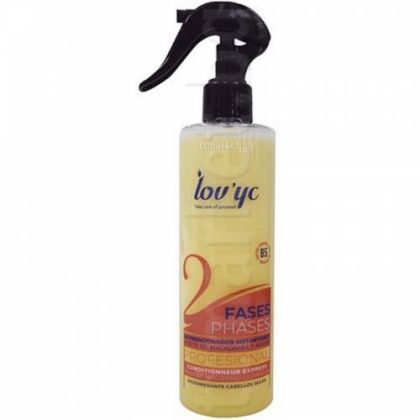 ЛАВ Ю СИ МАКАДАМИЯ И АРГАН ДВУФАЗЕН СПРЕЙ ЗА КОСА 300 МЛ /ОРАНЖ/