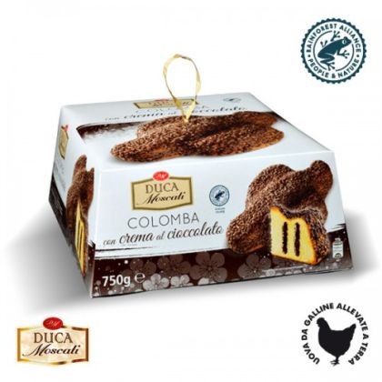 ДУКА МОСКАТИ КОЛОМБА ИТАЛИАНСКИ КОЗУНАК С ШОКОЛАД 750 ГР