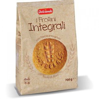 БИСКВИТИ ДОЛЧИАНДО ИНТЕГРАЛЕ ПЪЛНОЗЪРНЕСТИ 700 ГР