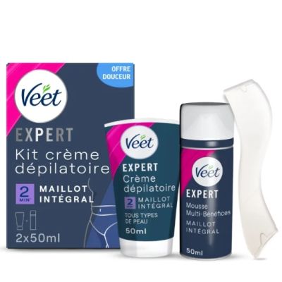 ВИЙТ ЕКСПЕРТ ДЕПИЛИРАЩ КРЕМ ЗА БИКИНИ ЗОНА 2 Х 50 МЛ 