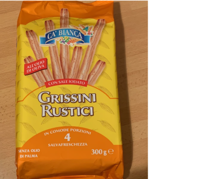 ГРИЗИНИ КА БИАНКА СЪС СОЛ И ЗЕХТИН 300 ГР /ЖЪЛТ ПАКЕТ/