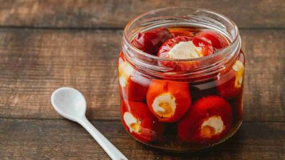 ИТАЛИАНСКИ ПЕПЕРОНЧИНИ ПЪЛНИ С ФИЛЕ ОТ РИБА ТОН В ЗЕХТИН 190 ГР