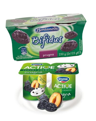 ЙОГУРТ ОПТИМО БИФИДУС СИНИ СЛИВИ 2 Х 125 ГР