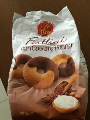 БИСКВИТИ ЛЕ БОН АБРАЧИ СЪС СМЕТАНА И КАКАО 700 ГР
