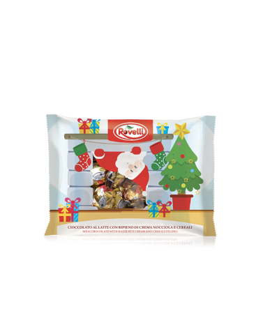 РОВЕЛИ ДЯДО КОЛЕДА ШОКОЛАДОВИ БОНБОНИ НА ТОПКИ 160 ГР