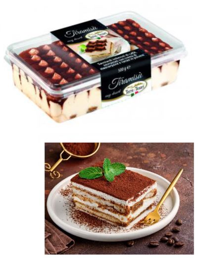 ИТАЛИАНСКО ПРЯСНО ТИРАМИСУ ПАСТИЧЕРИА ДЕЛ ЧЕНТРО  500 ГР
