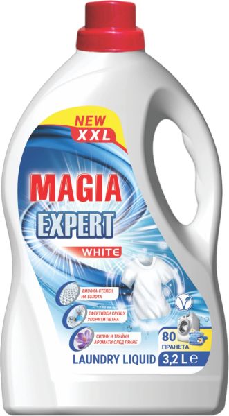 МАГИА ТЕЧЕН ГЕЛ ЗА БЯЛО ПРАНЕ 80 ПР 3200 МЛ