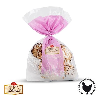 КОЛОМБА ДУКА МОСКАТИ ИТАЛИАНСКИ КОЗУНАК 700 ГР / РОЗОВ / 
