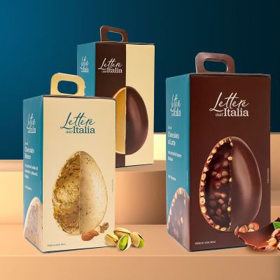 ЩРАУСОВО ЯЙЦЕ СЪС ИЗНЕНАДА ЗА ВЕЛИКДЕН С БЯЛ ШОКОЛАД ШАМ ФЪСТЪК И БАДЕМИ 320 ГР