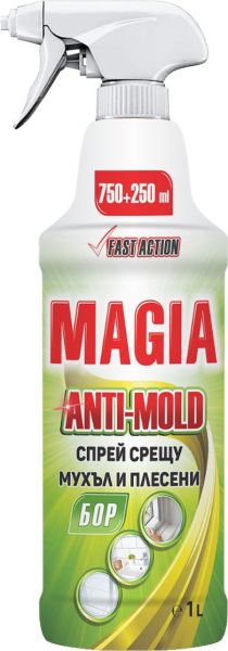 МАГИА СПРЕЙ ПРОТИВ МУХЪЛ С АРОМАТ НА БОР 1000 МЛ