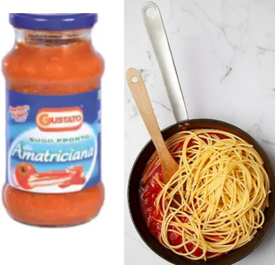 СОС ГУСТАТО АМАТРИЦИАНА ДОМАТИ С БЕКОН 350 ГР 