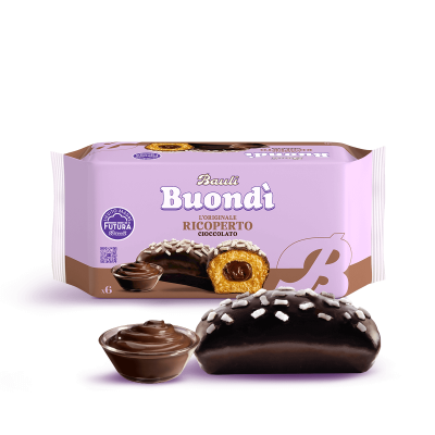 БАУЛИ ИТАЛИАНСКИ КЕКСЧЕТА СЪС ШОКОЛАДОВ ПЪЛНЕЖ И ШОКОЛАДОВА ЗАЛИВКА  6 БР