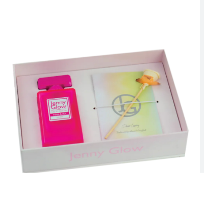 АРАБСКИ УНИСЕКС ПАРФЮМ JENNY GLOW AQUA & LILY 80 МЛ /РОЗОВА КУТИЯ/