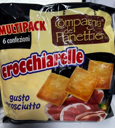 КРОЧИАРЕЛЕ ХРУПКАВИ КРЕКЕРИ С ПРОШУТО 210 ГР