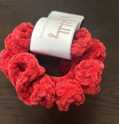 DJULS HOBBY ТЪМНО ЧЕРВЕНО ИЗПЛЕТЕНО СКРЪНЧИ 