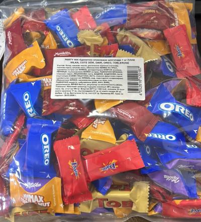 МИЛКА ПАРТИ МИКС ОТ ЕДИНИЧНО ОПАКОВАНИ ДЕСЕРТИ 1000 ГР