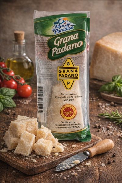 МАЛАГА ПАРАДИСО ГРАНА ПАДАНО ПАРМЕЗАН ПАРЧЕ 150 ГР