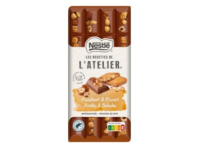 НЕСТЛЕ МЛЕЧЕН ШОКОЛАД С БИСКВИТКИ И ЛЕЩНИЦИ 150  ГР