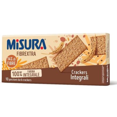 МИСУРА ПРОТЕИНОВИ ПЪЛНОЗЪРНЕСТИ КРЕКЕРИ С ФИБРИ 385 ГР  