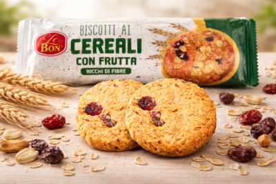 БИСКВИТИ ЧЕРЕАЛЕ ЛЕ БОН С ПЛОДОВЕ И ФИБРИ 250 ГР  /ЗЕЛЕНИ/