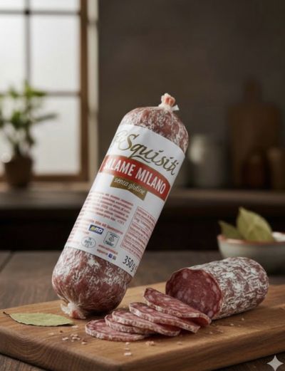  САЛАМ МИЛАНО БЕЗ ГЛУТЕН ПАРЧЕ 350 ГР