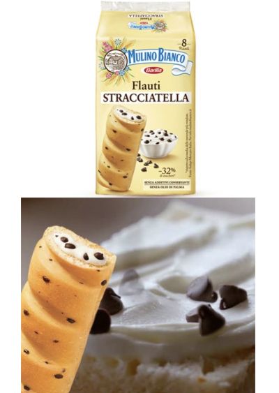 СЛАДКИ ХЛЕБЧЕТА МУЛИНО БЯНКО ФЛАУТИ СЪС СТРАЧАТЕЛА 8 БР 280 ГР