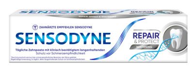 СЕНЗОДИН РИПЕЪР ЕНД ПРОТЕКТ БЛАНЧЕР ПАСТА ЗА ЗЪБИ 75 МЛ