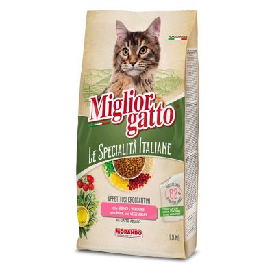 ИТАЛИАНСКА КОТЕШКА ХРАНА МИГЛИОР ГАТО 1500КГ