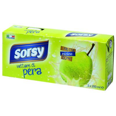 СОК СОРСИ КРУША 3 Х 200 МЛ
